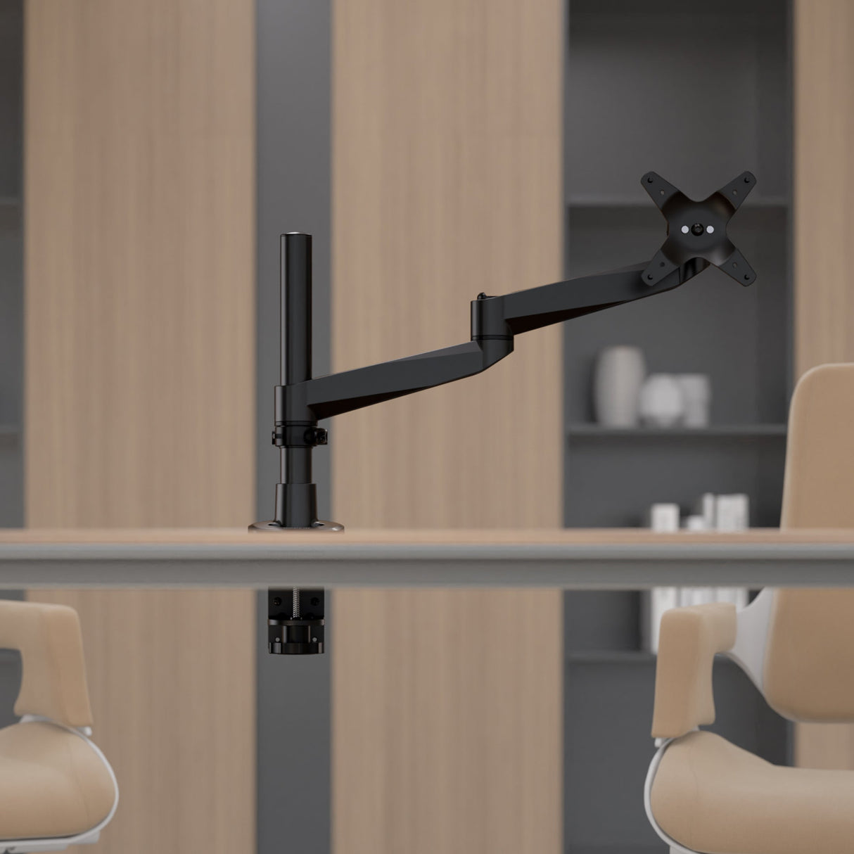 Monitor Mount - CLiX Series Full Motion Single Monitor Desk Mount - Mount-It! -