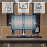 Monitor Mount - CLiX Series Full Motion Single Monitor Desk Mount with Gas Spring Arm - Mount-It! -