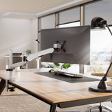 Monitor Mount - CLiX Series Full Motion Single Monitor Desk Mount with Gas Spring Arm - Mount-It! -