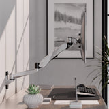 Monitor Mount - CLiX Series Full Motion Single Monitor Wall Mount with Gas Spring Arm - Mount-It! -