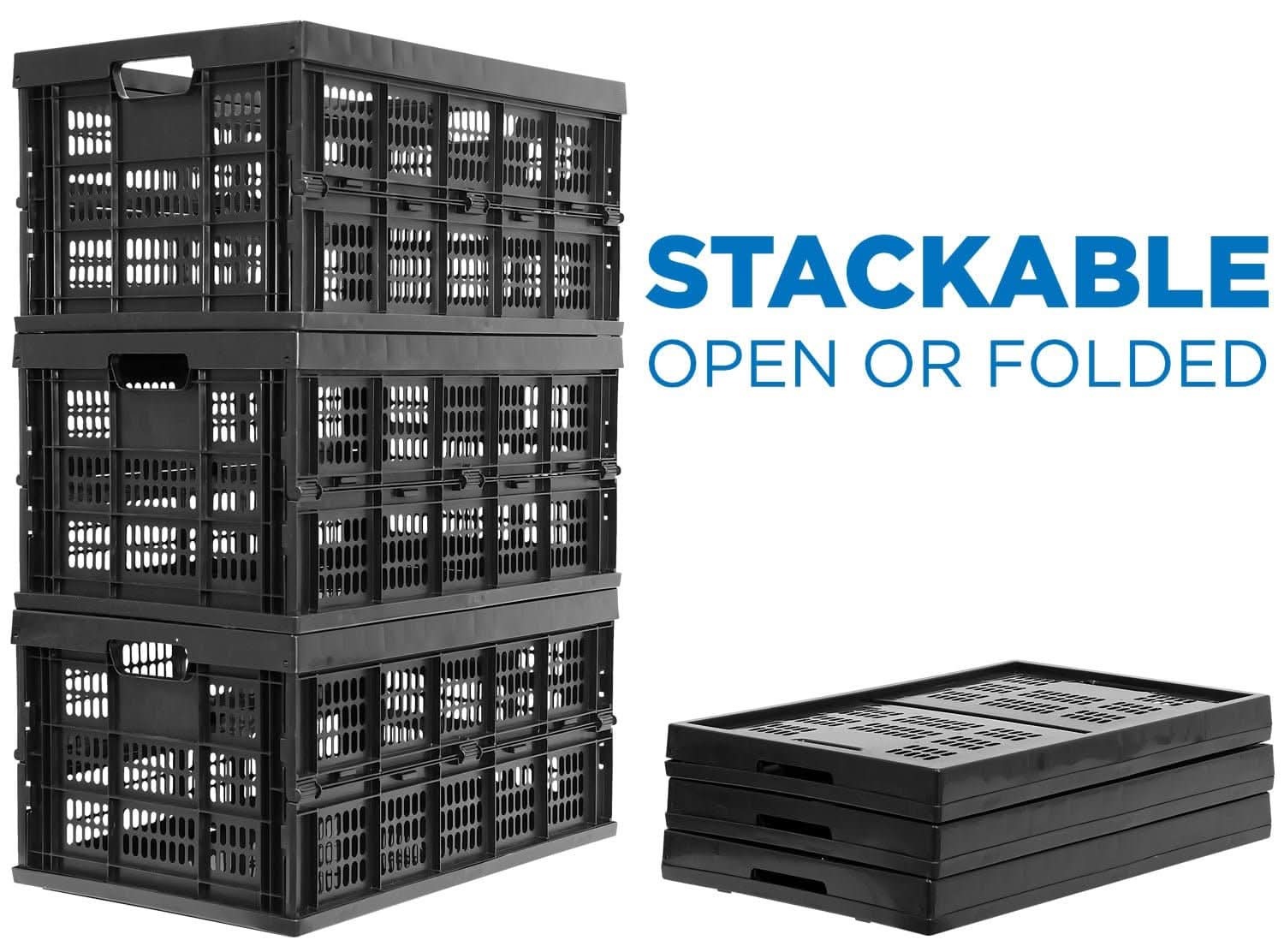 Mount-It! Collapsible Milk Crate - Thumbnail 4