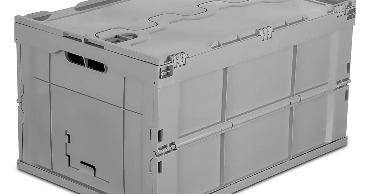 Mount-It! Collapsible Plastic Storage Crate | MI-908