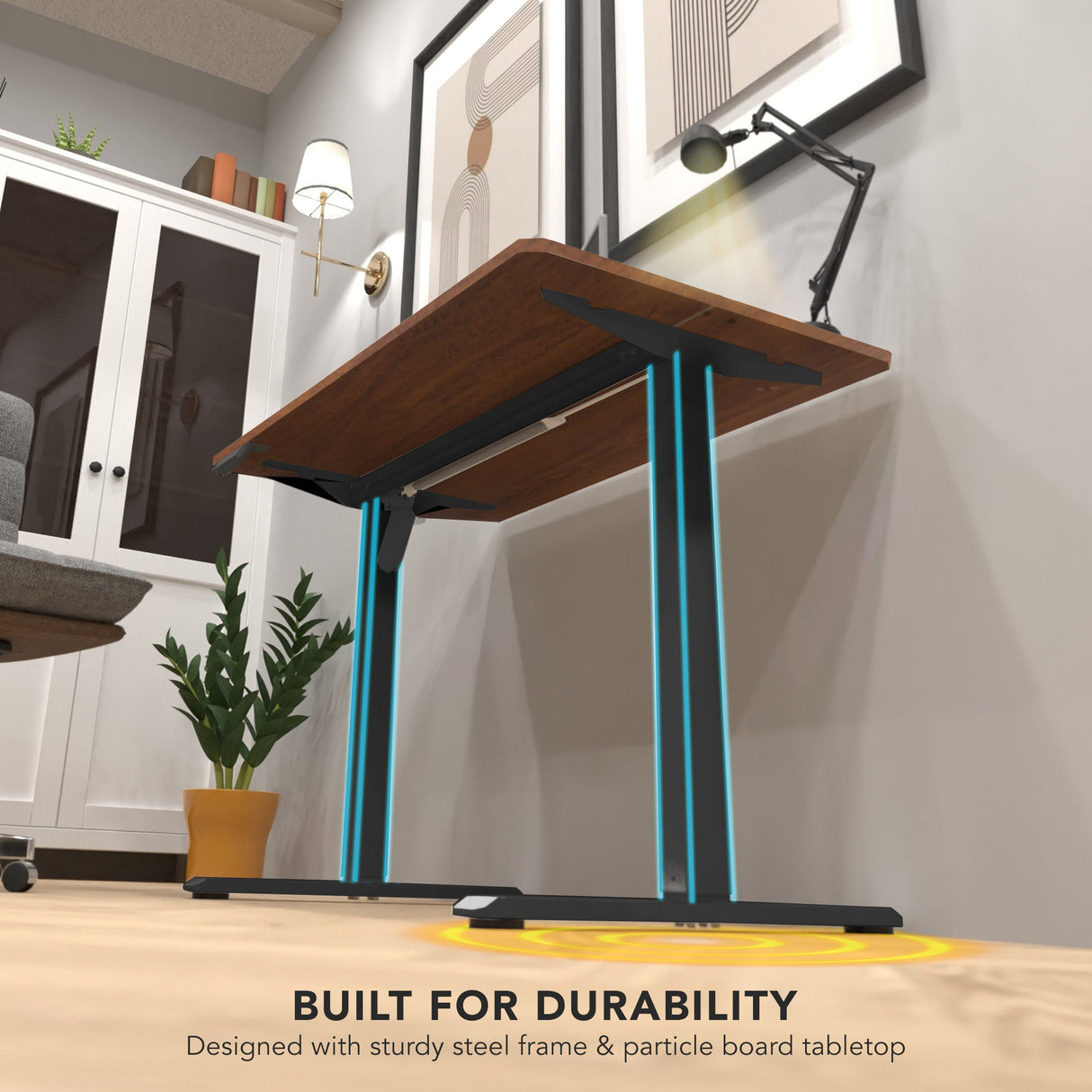 Standing Desk - Compact Electric Standing Desk with 40" Tabletop - Mount-It! -