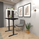 Standing Desk - Compact Electric Standing Desk with 40" Tabletop - Mount-It! -
