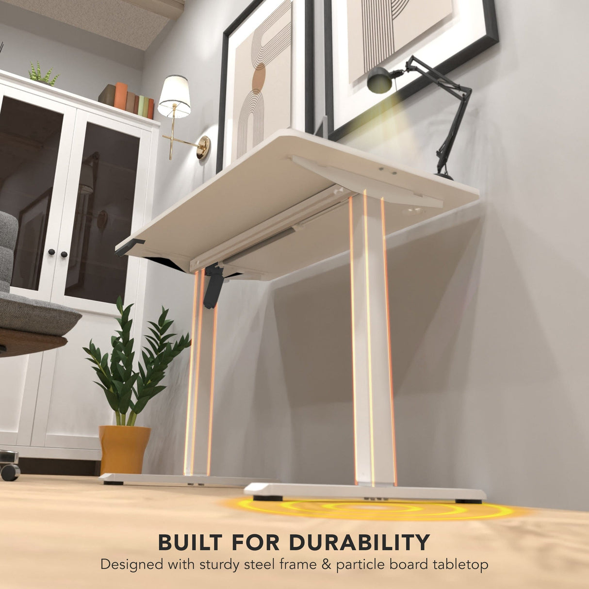 Standing Desk - Compact Electric Standing Desk with 48" Tabletop - Mount-It! -
