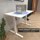 Standing Desk - Compact Electric Standing Desk with 48" Tabletop - Mount-It! -