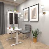 Standing Desk - Compact Electric Standing Desk with 48" Tabletop - Mount-It! -