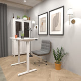 Standing Desk - Compact Electric Standing Desk with 48" Tabletop - Mount-It! -