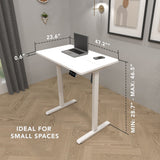 Standing Desk - Compact Electric Standing Desk with 48" Tabletop - Mount-It! -