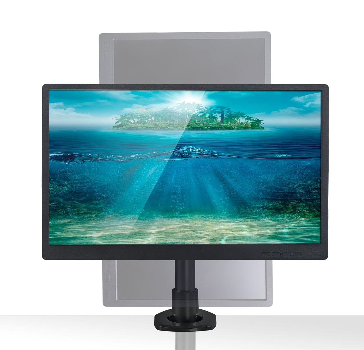 Monitor Mount - Compact Single Monitor Desk Mount - Mount-It! - MI-31116B