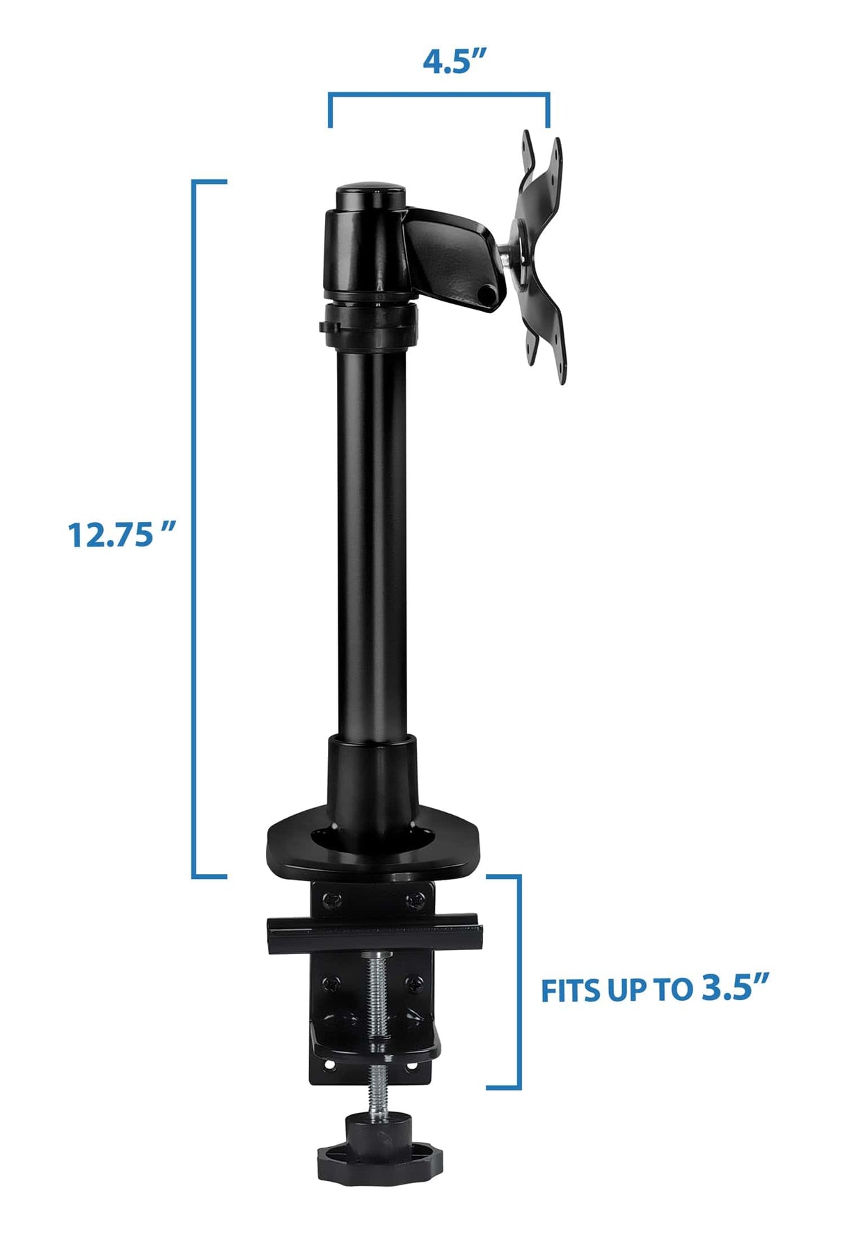 Monitor Mount - Compact Single Monitor Desk Mount - Mount-It! - MI-31116B