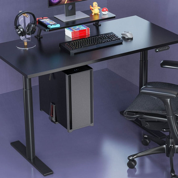 Under Desk PC & CPU Mounts for Space-Saving Work – Mount-It!