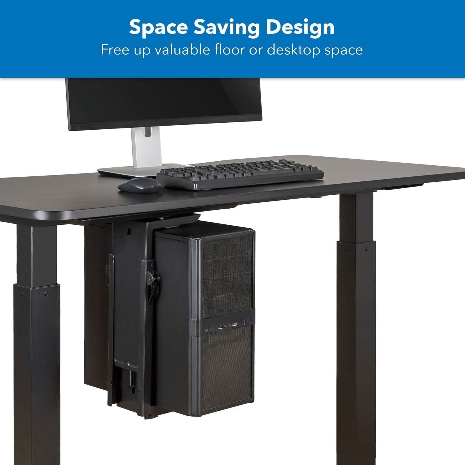 Deluxe CPU Mount with Sliding Track - Mount-It!