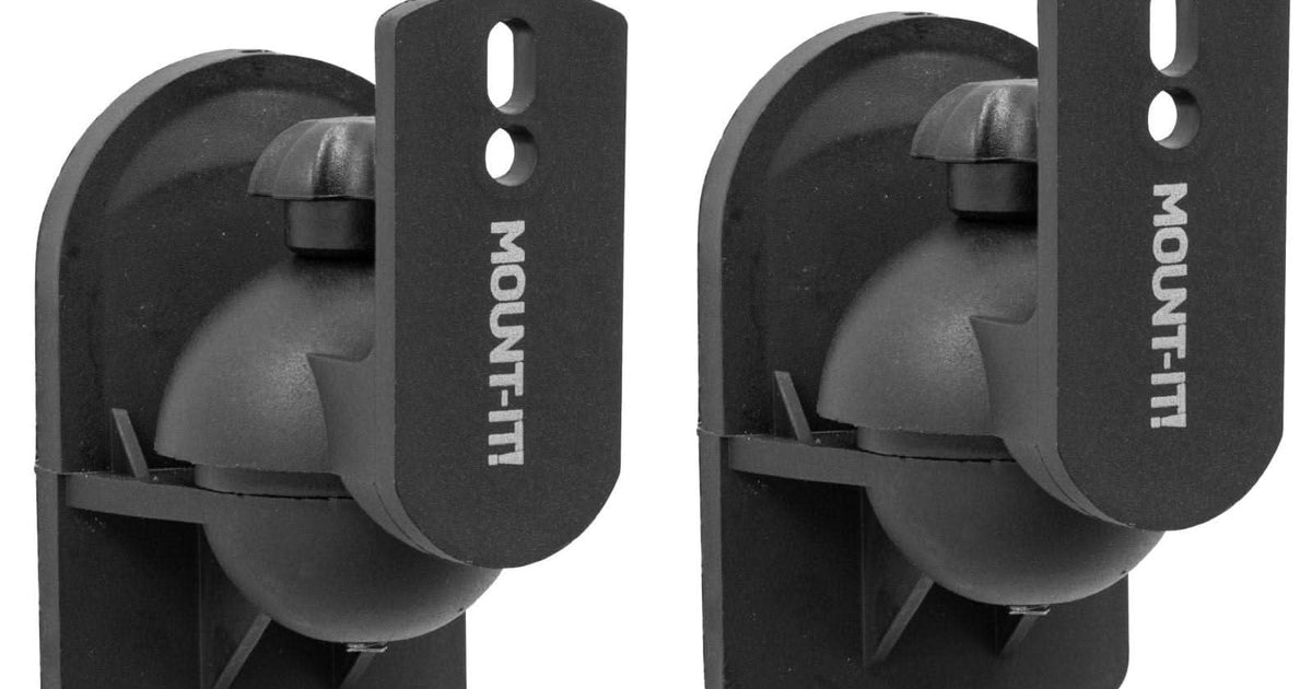 Sound Less Mount Dual Low Profile Universal Speaker Wall Mounts