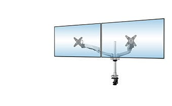 Dual monitor mount