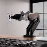 Monitor Mount - Dual Monitor Desk Mount with Gas Spring Arms - Mount-It! - MI-1882BLK
