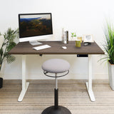 Standing Desk - Electric Standing Desk with 55" Tabletop - White Base - Mount-It! -