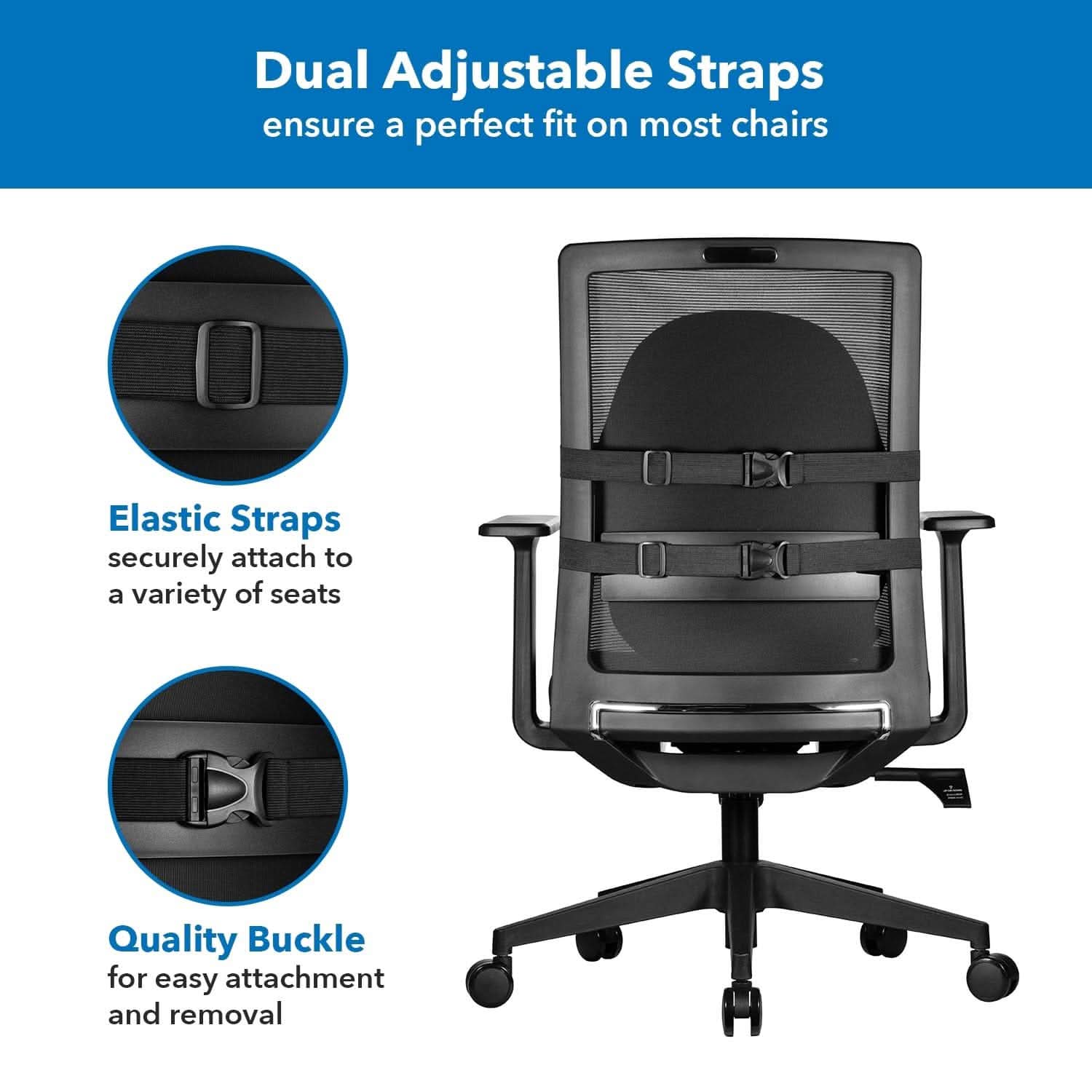 Mount-It! Ergo Collection Lumbar Support MI-1107 - Thumbnail 5