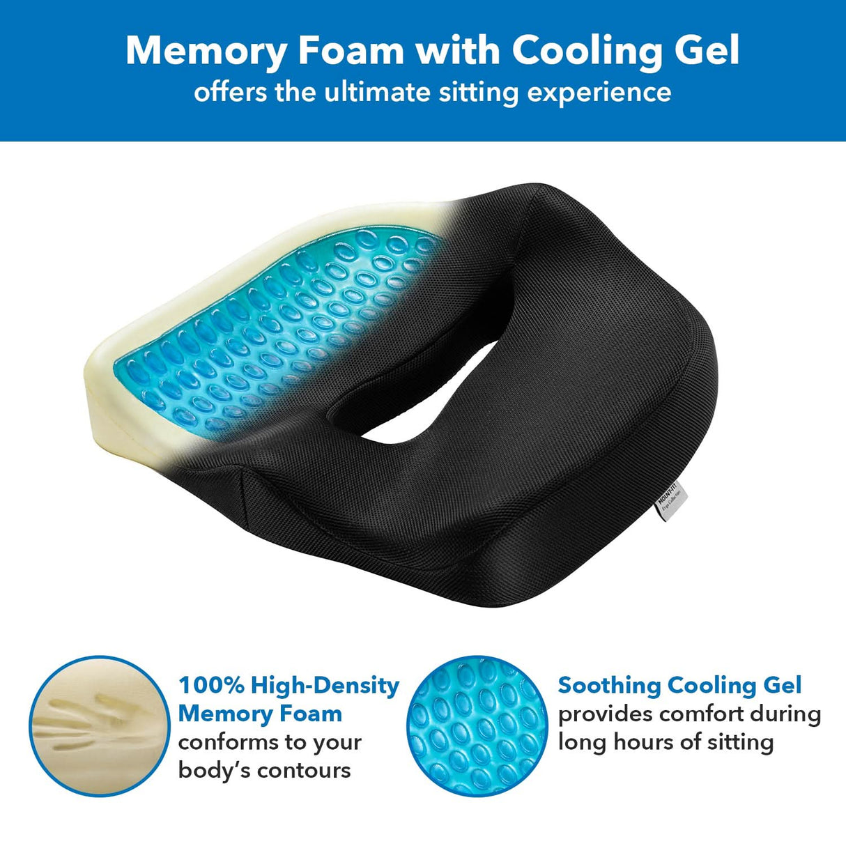 Cushion - Ergo Collection Premium Comfort Seat Cushion - Mount-It! - MI-1103