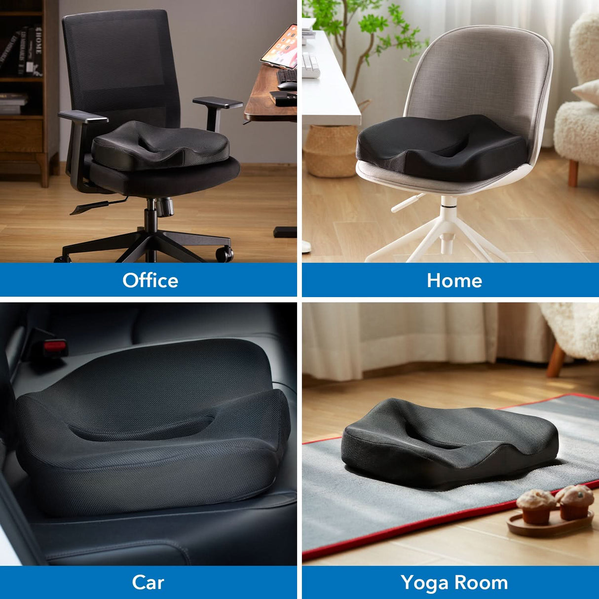 Cushion - Ergo Collection Premium Comfort Seat Cushion - Mount-It! - MI-1103