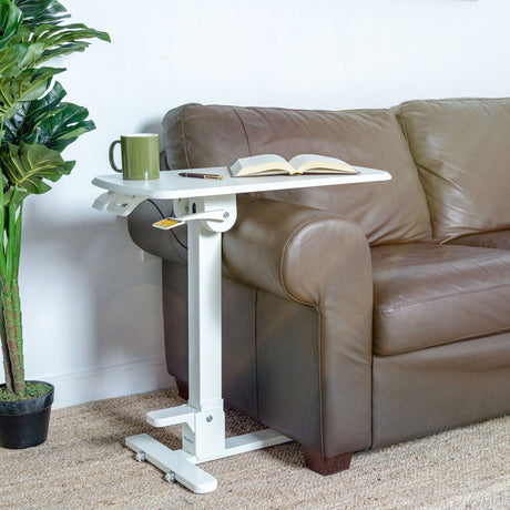 Mobile Standing Desk - Foldable Rolling Overbed Table - Mount-It! - MI-8046