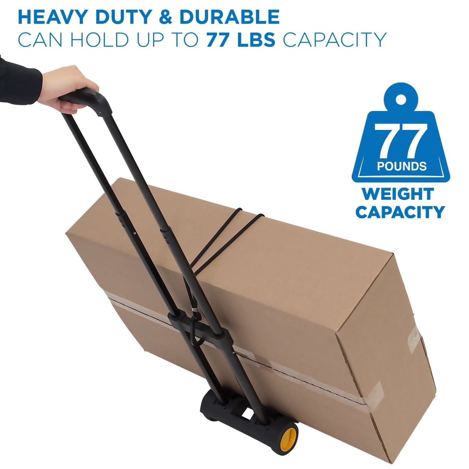 Mount-It! Folding Luggage Cart and Dolly | MI-912 - Thumbnail 5