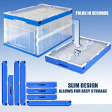 Storage Crate - Folding Plastic Storage Crates - Mount-It! - MI-909
