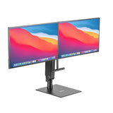 Monitor Stands - Freestanding Dual Monitor Arm With Height Adjustment - Mount-It! - MI-2758