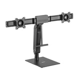 Monitor Stands - Freestanding Dual Monitor Arm With Height Adjustment - Mount-It! - MI-2758