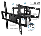 TV Mount - Full Motion Dual Arm TV Wall Mount - Mount-It! - MI-3990