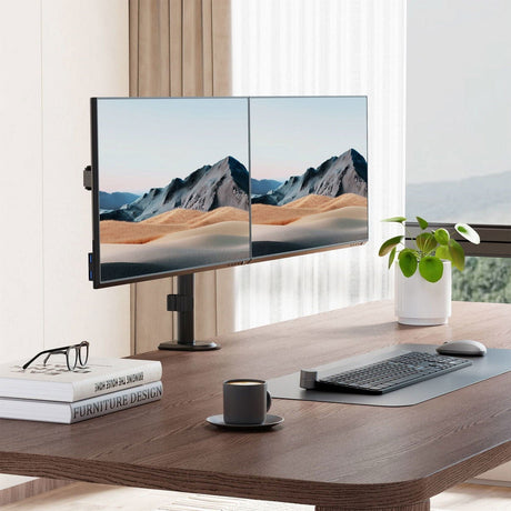 Monitor Mount - Full Motion Dual Monitor Desk Mount - Mount-It! -