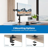 Monitor Mount - Full Motion Dual Monitor Desk Mount - Mount-It! -