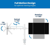 Monitor Mount - Full Motion Dual Monitor Desk Mount - Mount-It! -