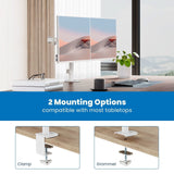 Monitor Mount - Full Motion Dual Monitor Desk Mount - Mount-It! -