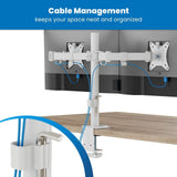 Monitor Mount - Full Motion Dual Monitor Desk Mount - Mount-It! -