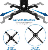 Projector Mount - Full Motion Projector Wall & Ceiling Mount - Mount-It! -