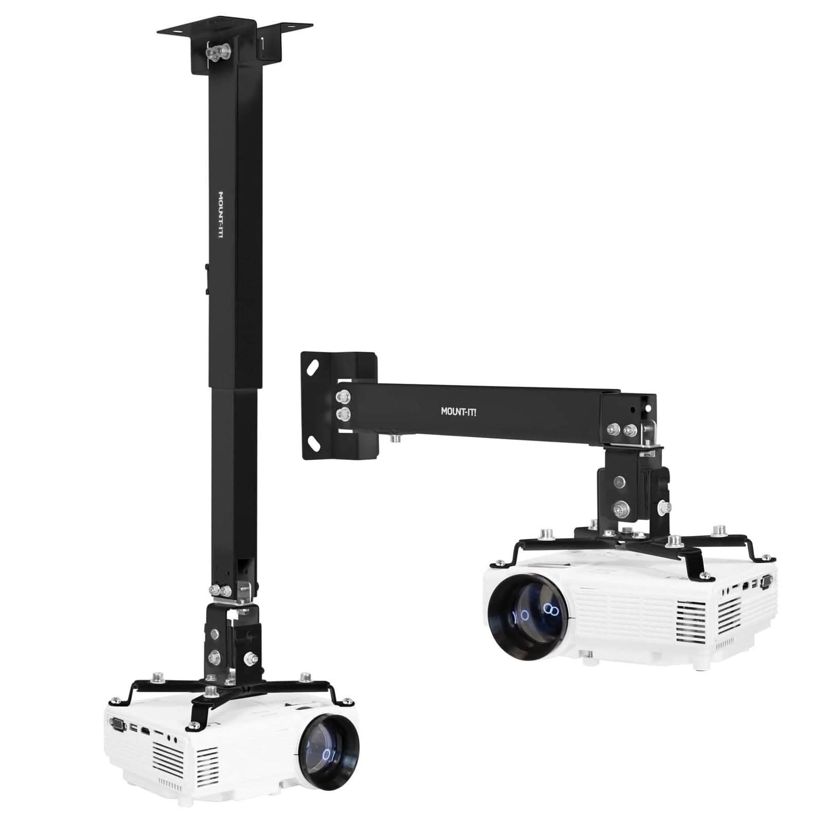 Mount-It! 3-in-1 Extendable Projector Wall & Ceiling Mount - Thumbnail 5