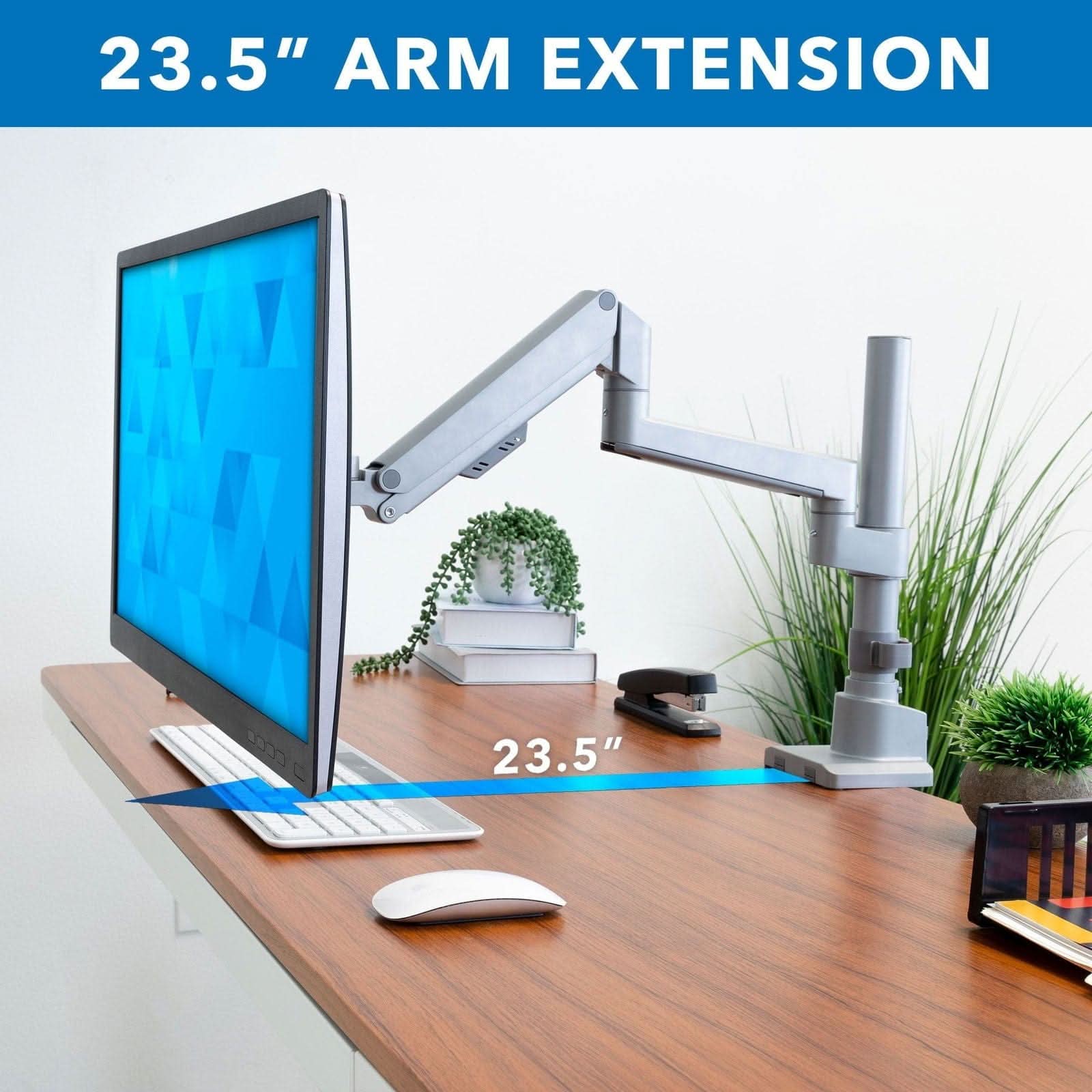 Mount-It! Mount‑It! Single Monitor Arm – Height‑Adjustable Gas