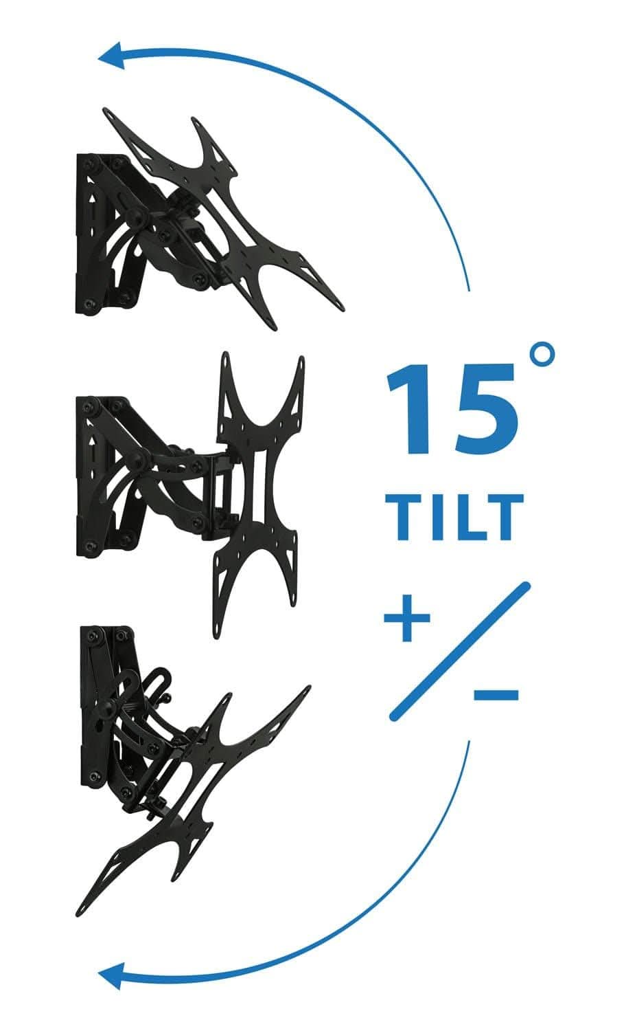 TV Mount - Full Motion TV Wall Mount w/ Extension - Mount-It! - MI-4601