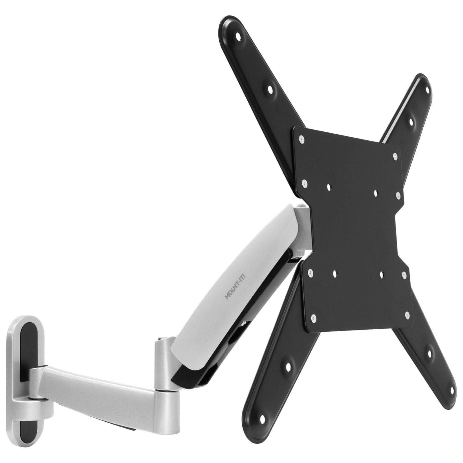 Mount-It! Full Motion TV Wall Mount w/ Gas Spring Arm for 24" to 55" TVs | holds up to 44 lbs | MI-442