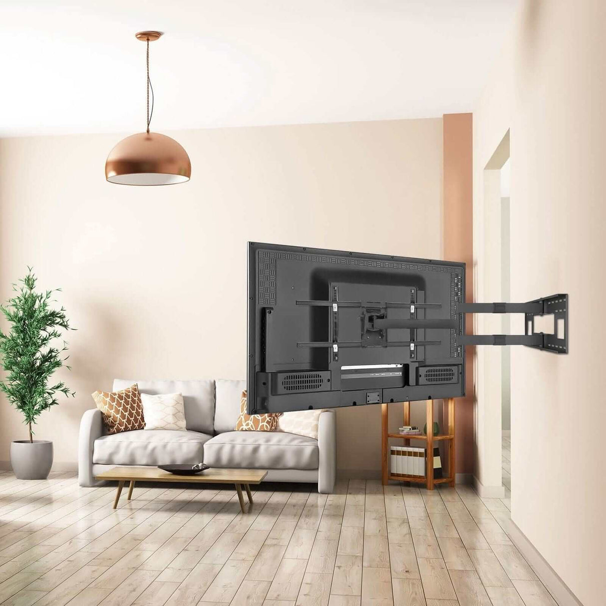 TV Mount - Full Motion TV Wall Mount with Extra Long Extension - TVs up to 80" - Mount-It! - MI-372