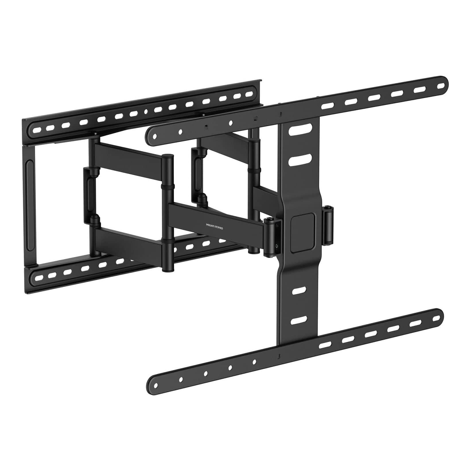Mount-It! Full Motion TV Wall Mount with Ultra-Slim Profile for 43" to 90" TVs | holds up to 132 lbs | MI-309
