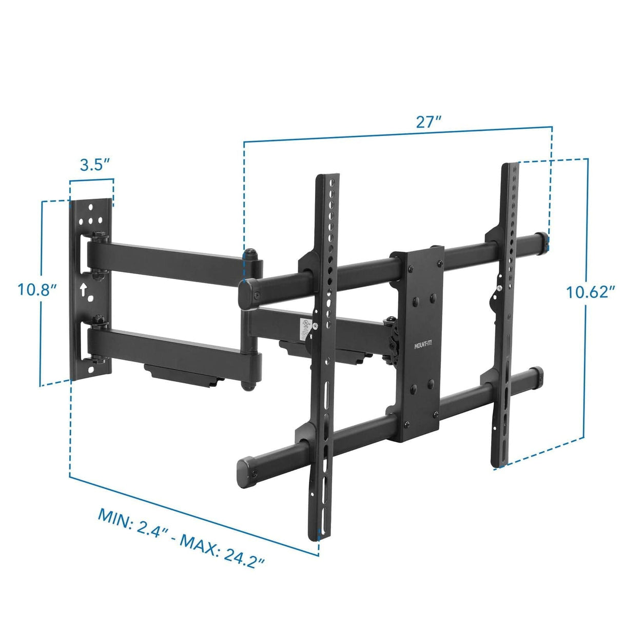 TV Mount - Heavy Duty Full Motion TV Wall Mount - Mount-It! - MI-14003
