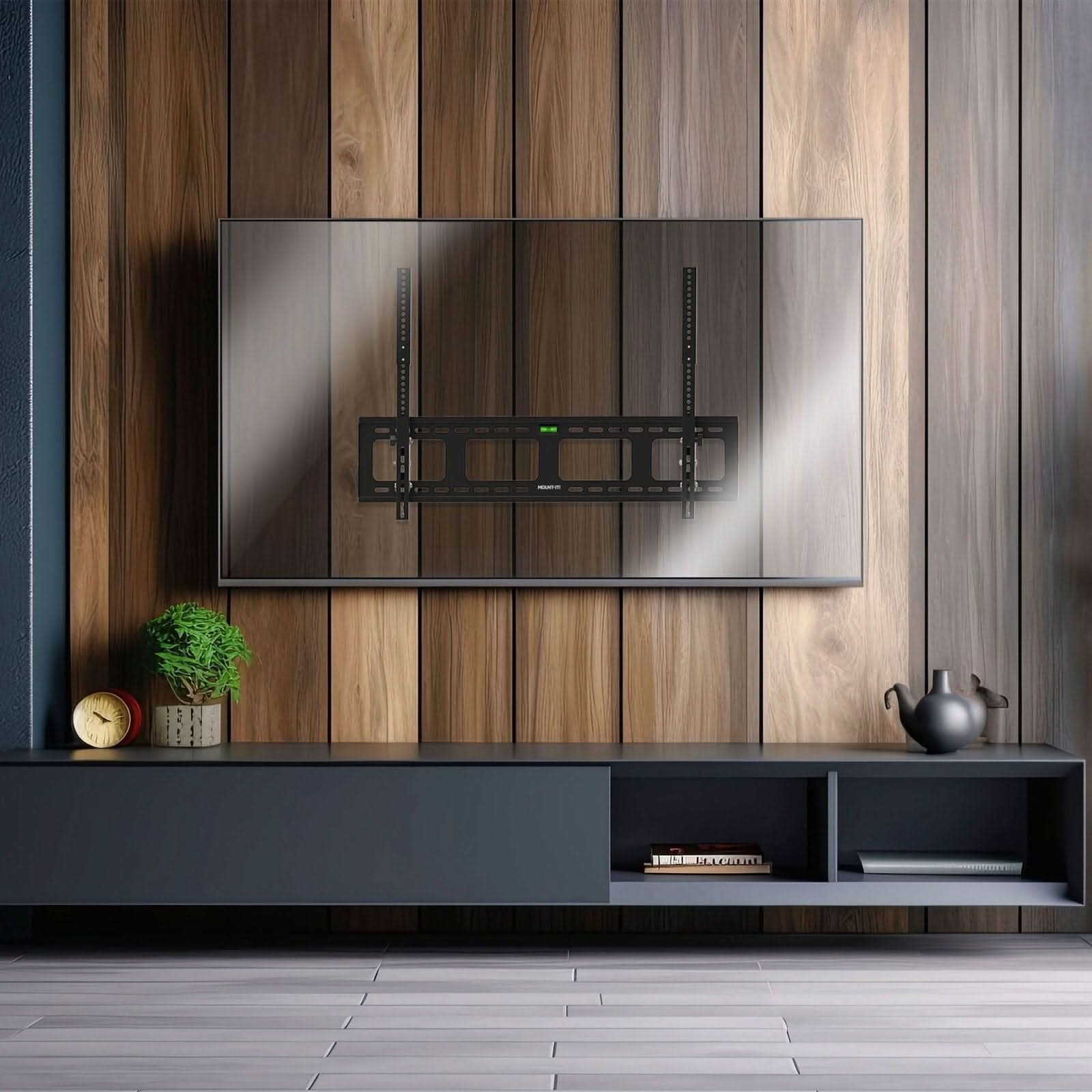 Mount-It! Heavy-Duty Tilt TV Wall Mount for 43" to 90" TVs | holds up to 220 lbs | MI-2303L - Thumbnail 5