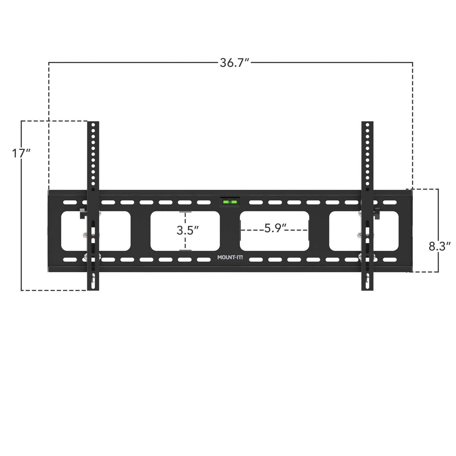 Mount-It! Heavy-Duty Tilt TV Wall Mount for 43" to 90" TVs | holds up to 220 lbs | MI-2303L - Thumbnail 3