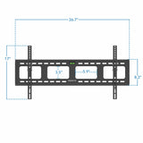 TV Mount - Heavy-Duty Tilt TV Wall Mount - Mount-It! - MI-318L
