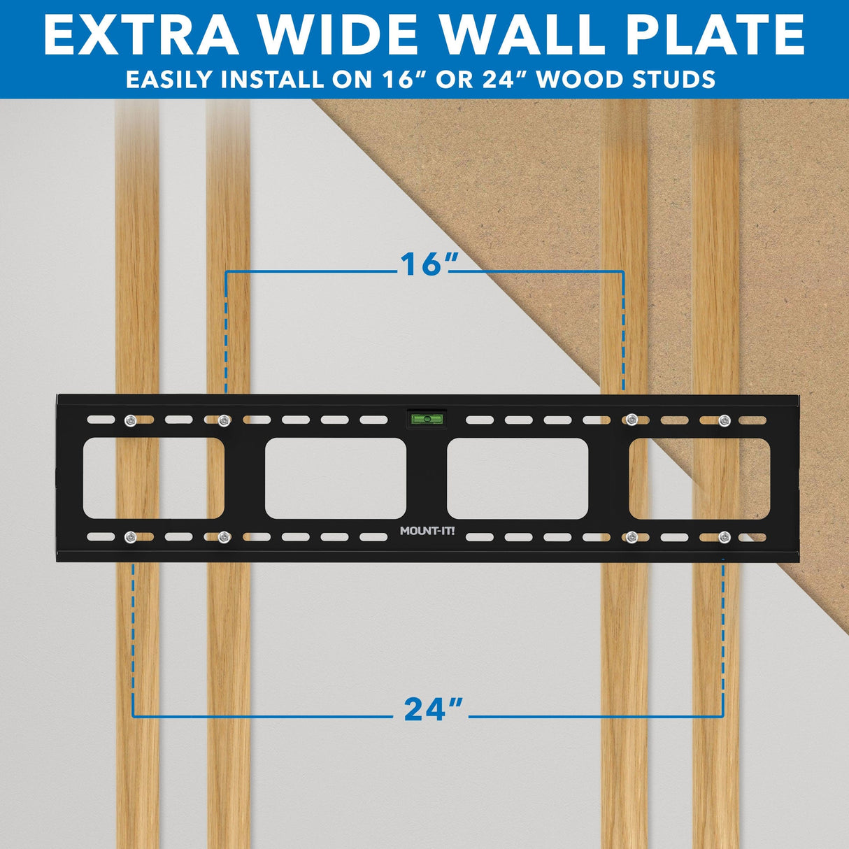 TV Mount - Heavy-Duty Tilt TV Wall Mount - Mount-It! - MI-318L