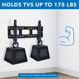 TV Mount - Heavy-Duty Tilt TV Wall Mount with Low Profile - Mount-It! - MI-318B
