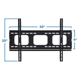 TV Mount - Heavy-Duty Ultra Low Profile TV Wall Mount with Locking Feature - Mount-It! - MI-305B