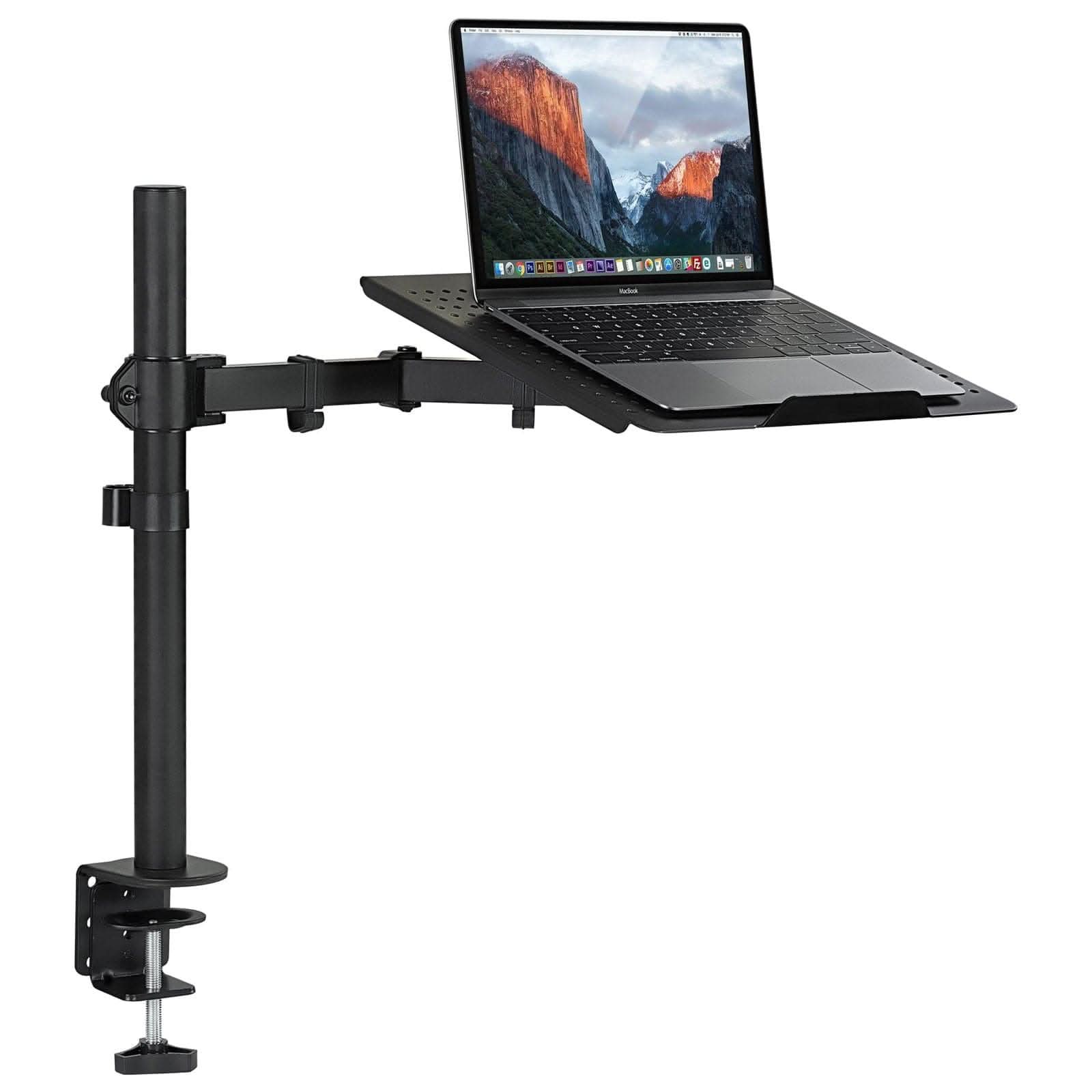 Mount-It! Height-Adjustable Laptop Desk Mount | holds up to 22 lbs | MI-4352LT - Thumbnail 3